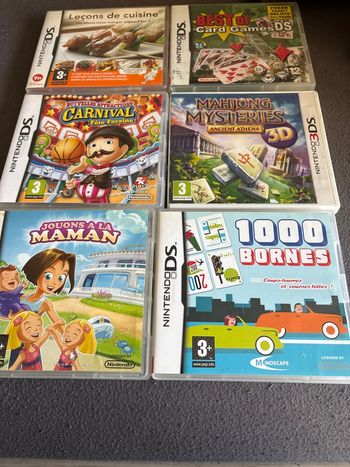 Lot de 6 jeux ds /3ds