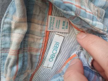 Chemise obaibi 6 mois