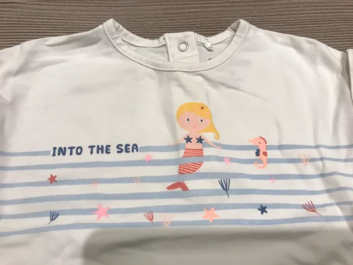 Teeshirt MC sirène orchestra et legging kiabi 9 mois - photo numéro 3