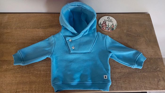 Lot 2 Sweat à capuche 6 mois - photo numéro 3