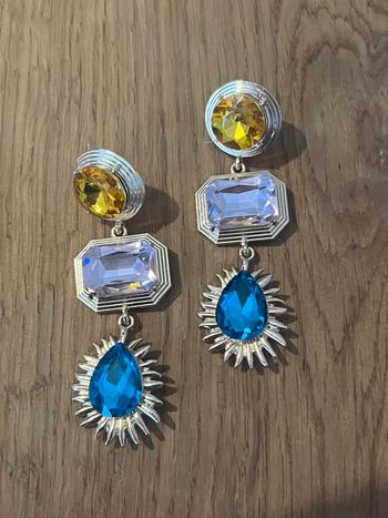 Boucles d’oreilles Gross strass