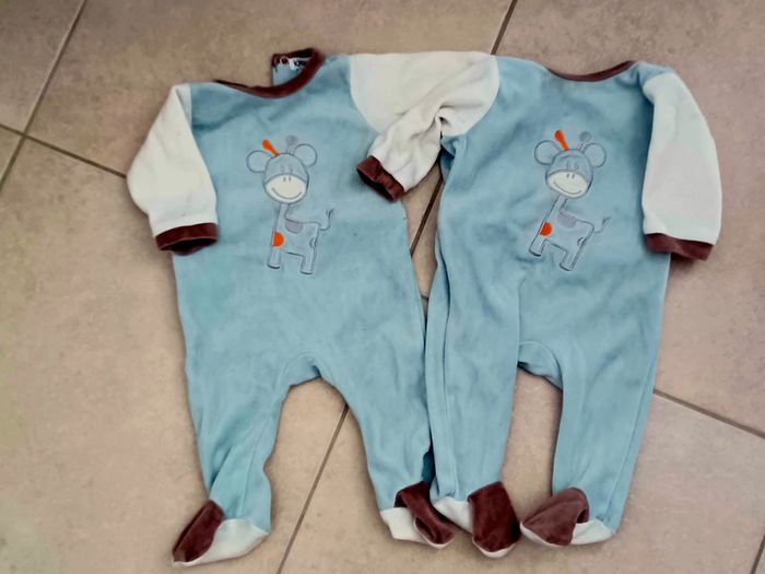 Lot de 2 pyjamas Kinousses 3 mois