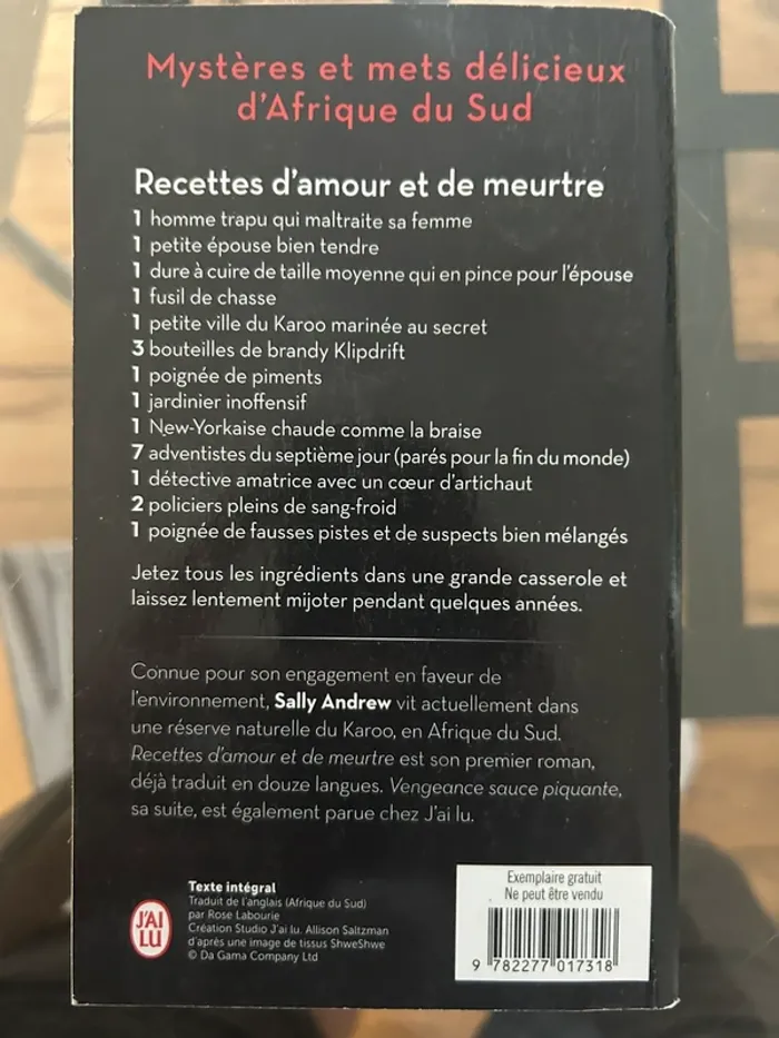 Recettes d'amour et de meurtres - photo numéro 2