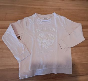 Pull cœur paillettes