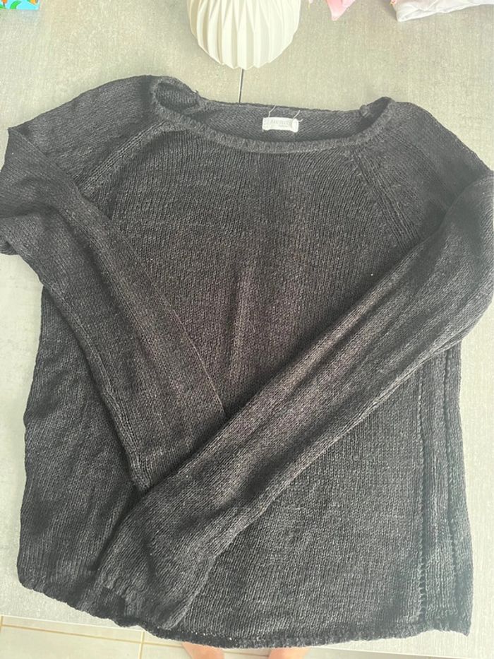 đ€ Pull Noir LĂ©ger en Maille taille L