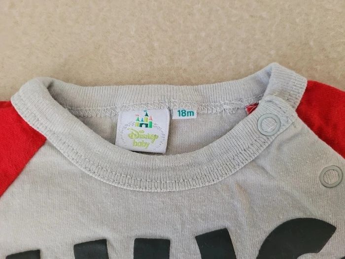 t-shirt manches longues disney 18 mois - photo numéro 4