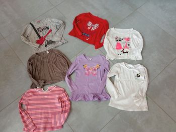 Lot 7 hauts manches longues 4 ans