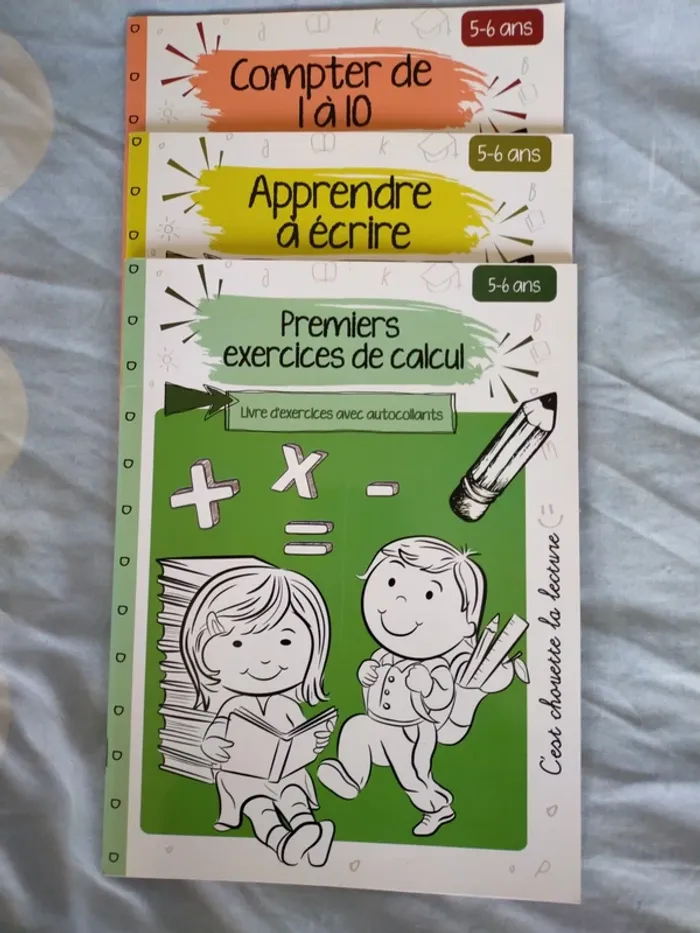 3 fascicules éducatifs 5-6 ans
