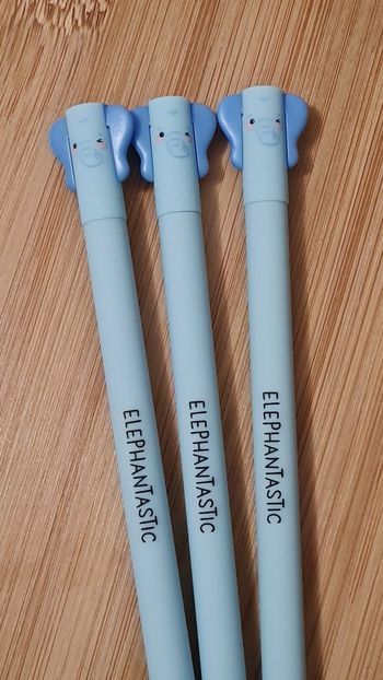 Legami Éléphant Savane 2024 3 Stylos Effaçables 
