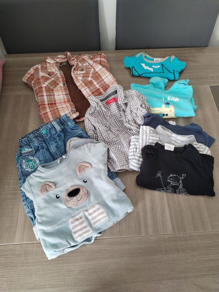 Lot vêtements garçon 9mois - photo numéro 2