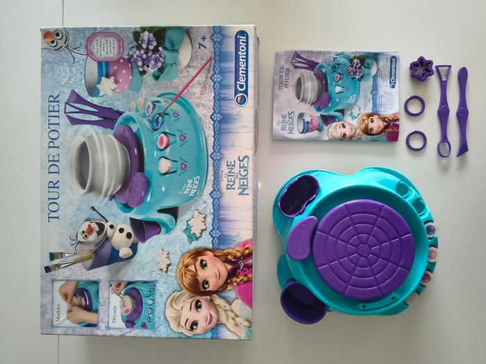 Tour de potier poterie Clementoni Frozen La Reine des neiges
