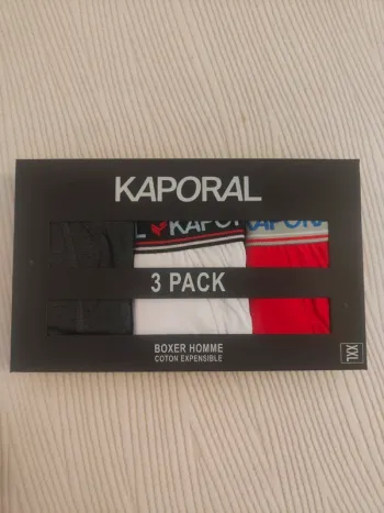 Lot 3 boxers Kaporal Haute qualité