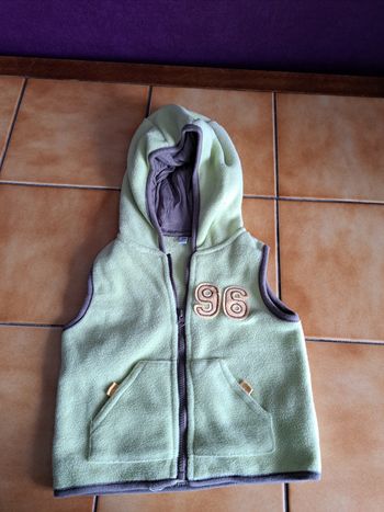 Gilet sans manches polaire 12mois garçon