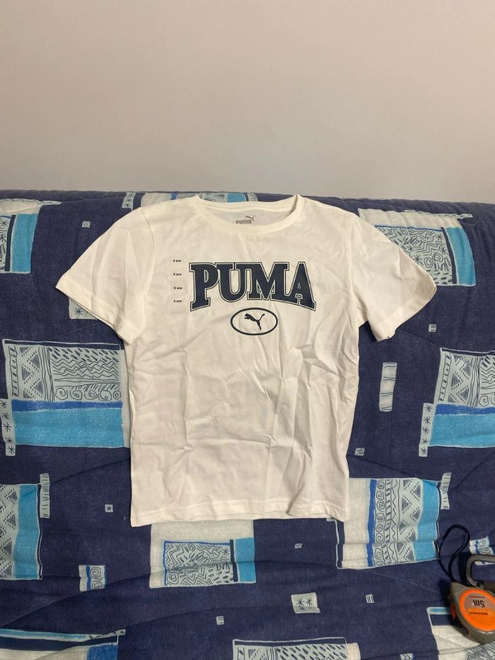 Tee short puma blanc