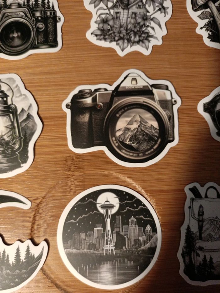 Stickers décors paysages en noirs et blancs - photo numéro 6