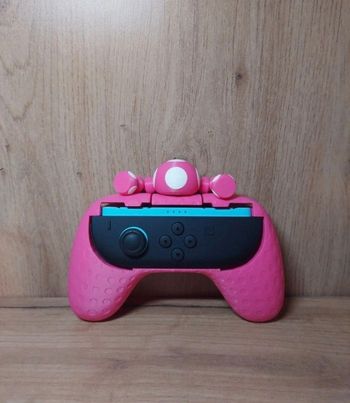 Manette Nintendo mario bros joycon grip switch 2 toadette rose neuf