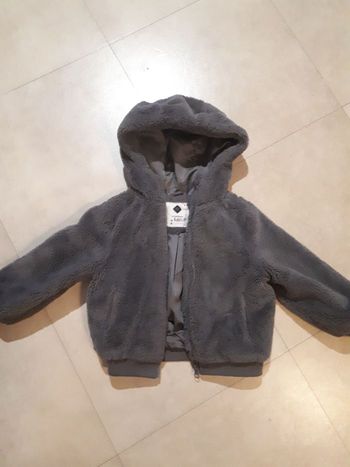 Veste fille grise