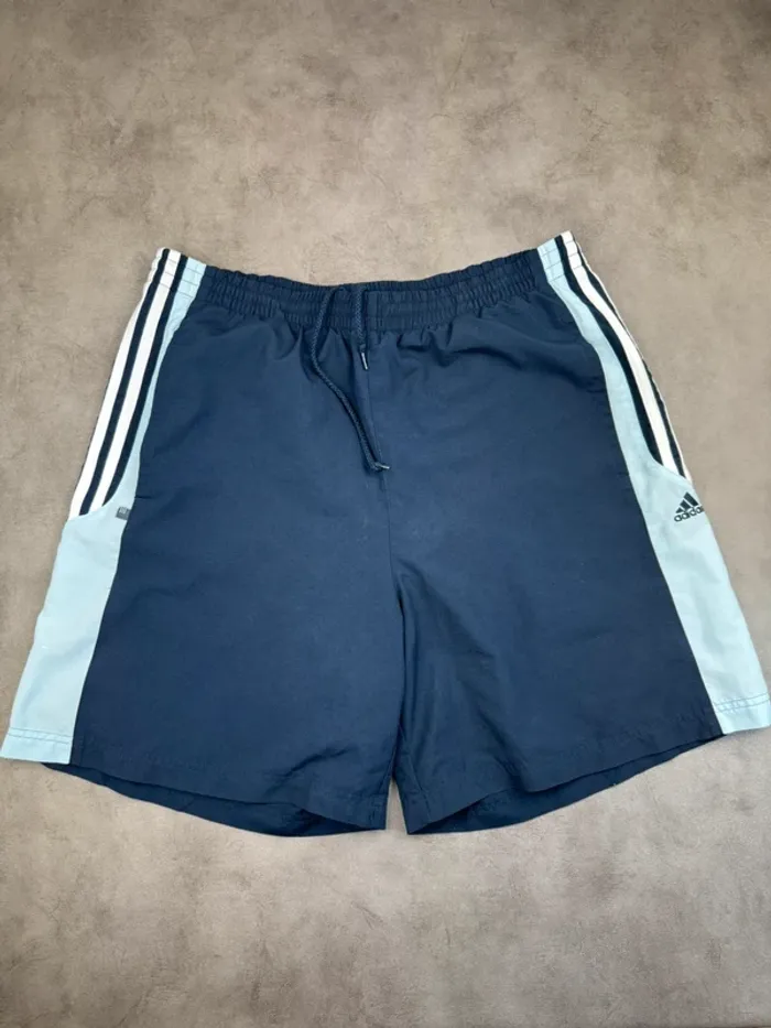 Short Adidas Vintage Bleu Marine Taille M
