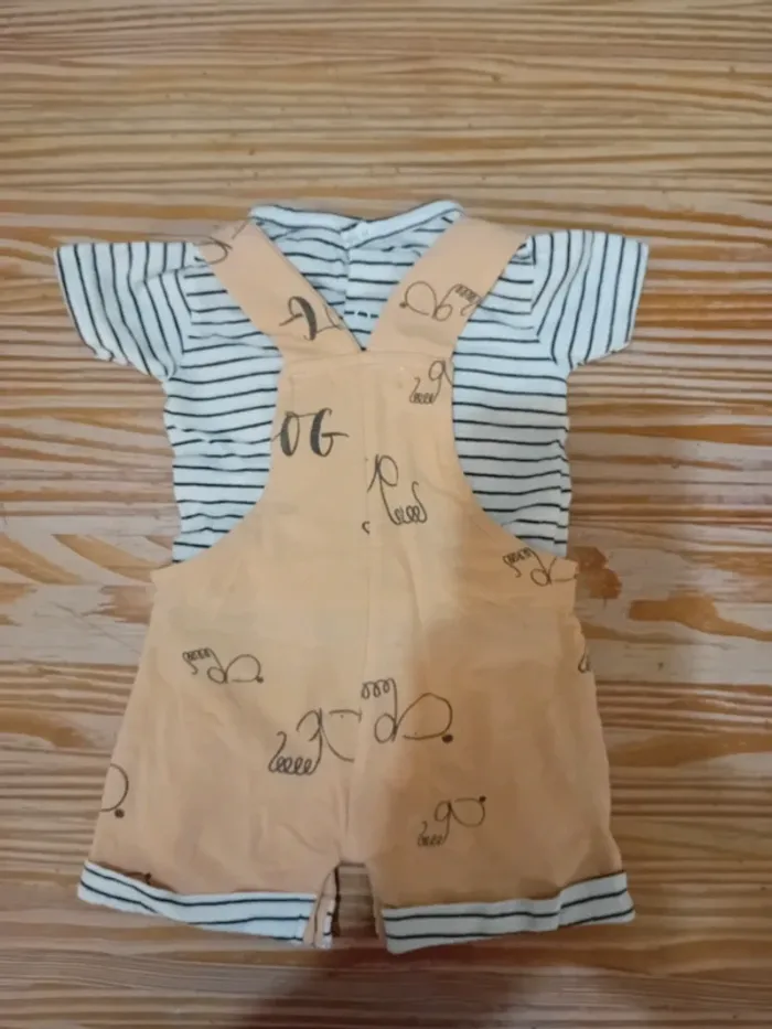 Lot de vêtements barboteuse bébé en coton Babybol - photo numéro 7
