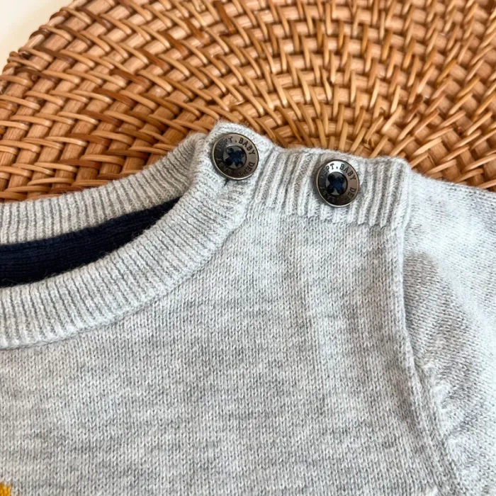 Pull maille gris h&m - photo numéro 3