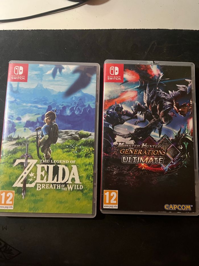 Jeux switch zelda  monster Hunter