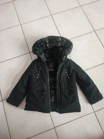 Manteau fourré mixte garçon/fille IKKS 3 ans (78)