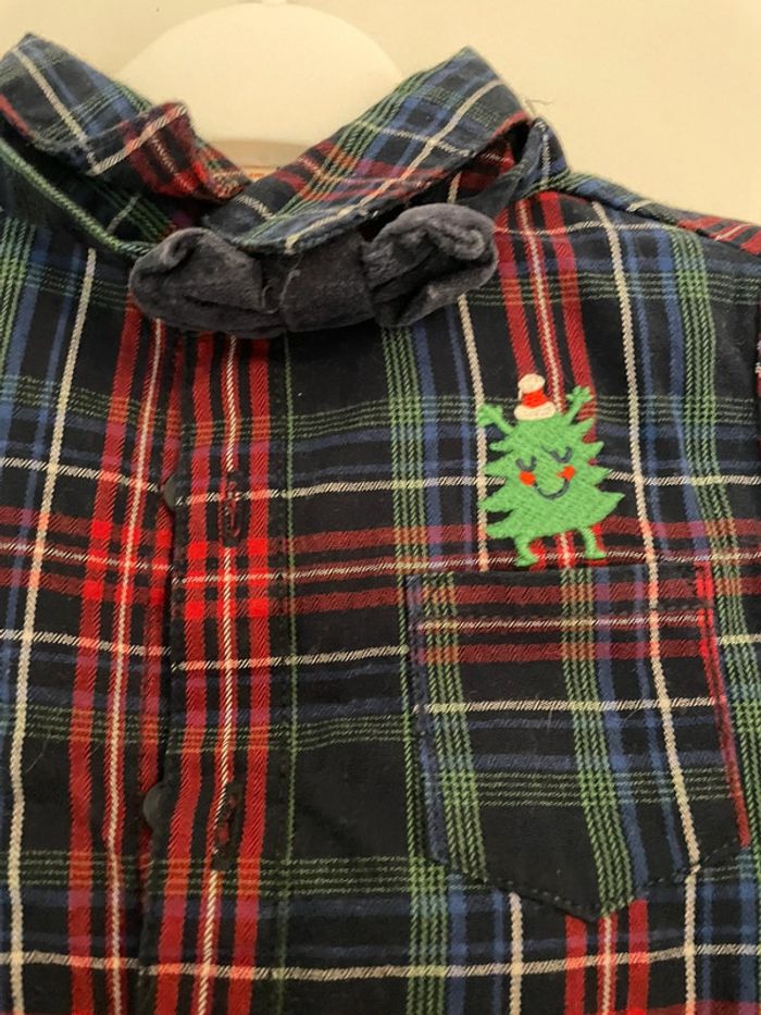 Chemise à carreaux Noël 12 mois - photo numéro 4