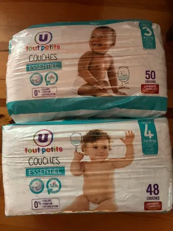 Couches tailles 3 et 4