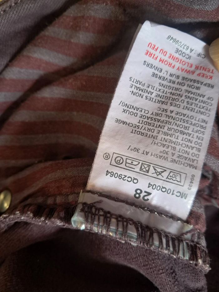 I code jean 7/8ème taille 38 en tbe - photo numéro 11