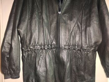 Manteau cuir