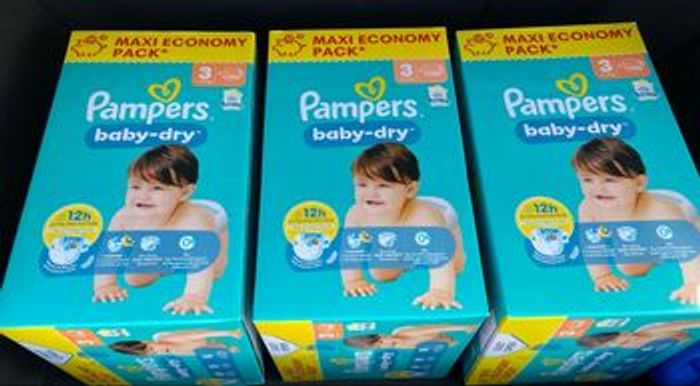 Pampers couches taille 3 x 136 couches maxi pack