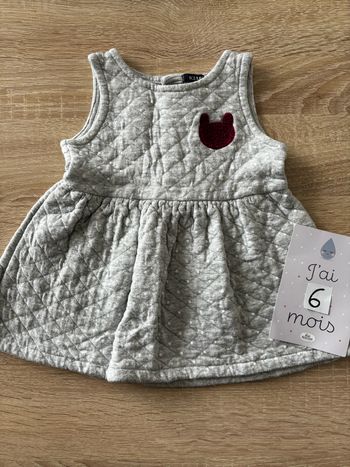 Robe pois lapin KIABI t.6m