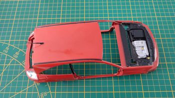 Carcasse carrosserie pièce détachée miniature Burago Renault Megane Sport 1/18 1/18e 1/18ème #B52