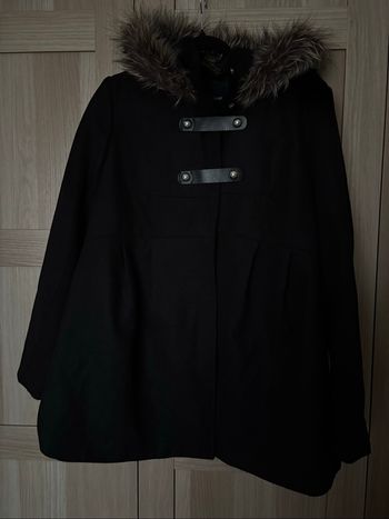Manteau de grossesse noir KIABI t.46