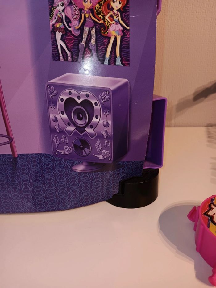 Scène rainbow rock my little pony equestria girls + 3 figurines - photo numéro 10