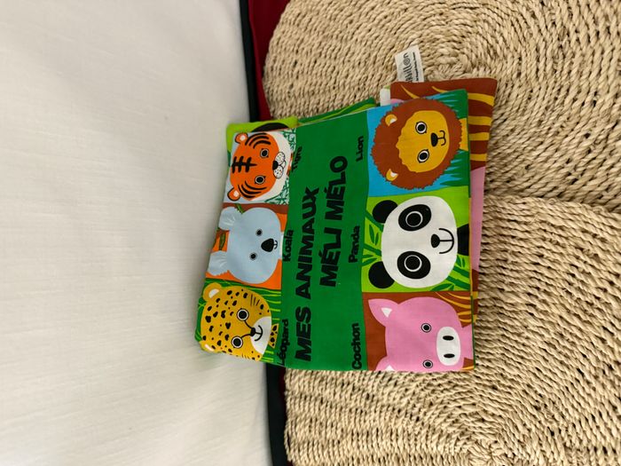 Mes animaux méli mélo livre éveil tissu - photo numéro 4