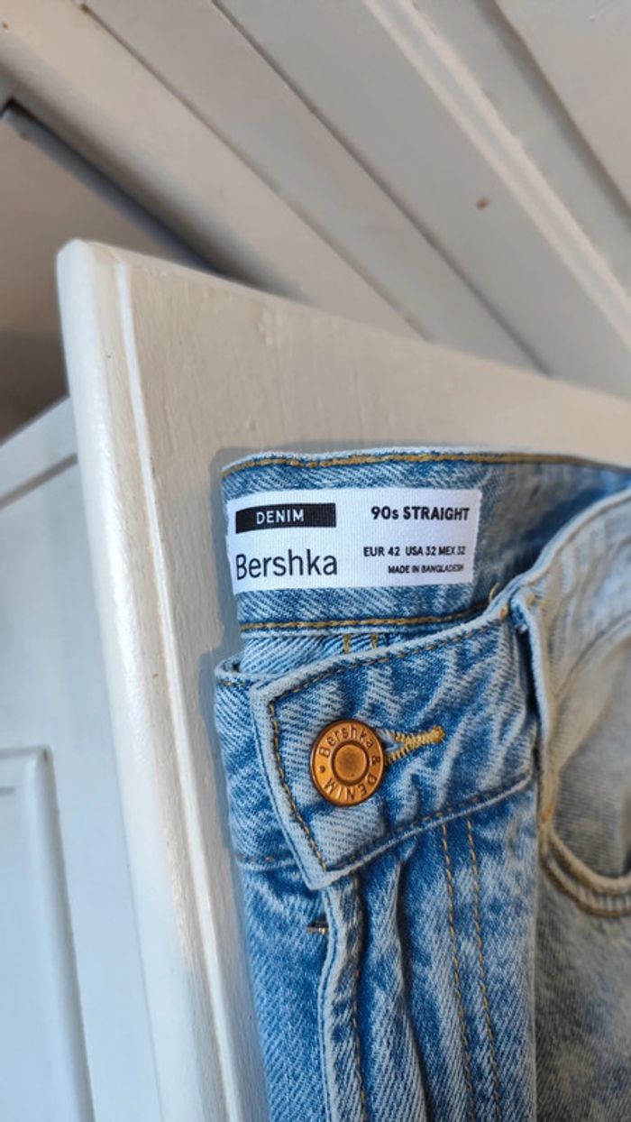 Jean droit T42 (Homme/femme) - Bershka - photo numéro 6