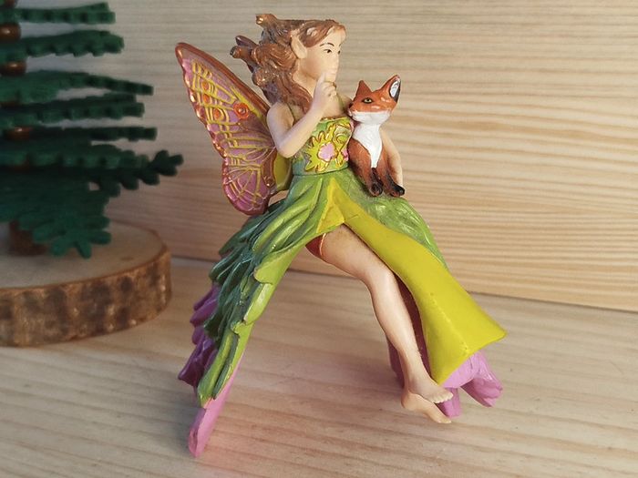 PAPO cavalière elfe fée  et son renard figurine personnage - photo numéro 2