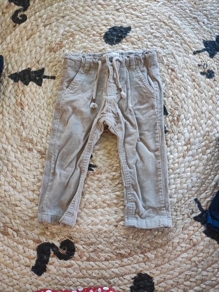 Lot 6 pantalons bébé garçon 6 mois - photo numéro 2