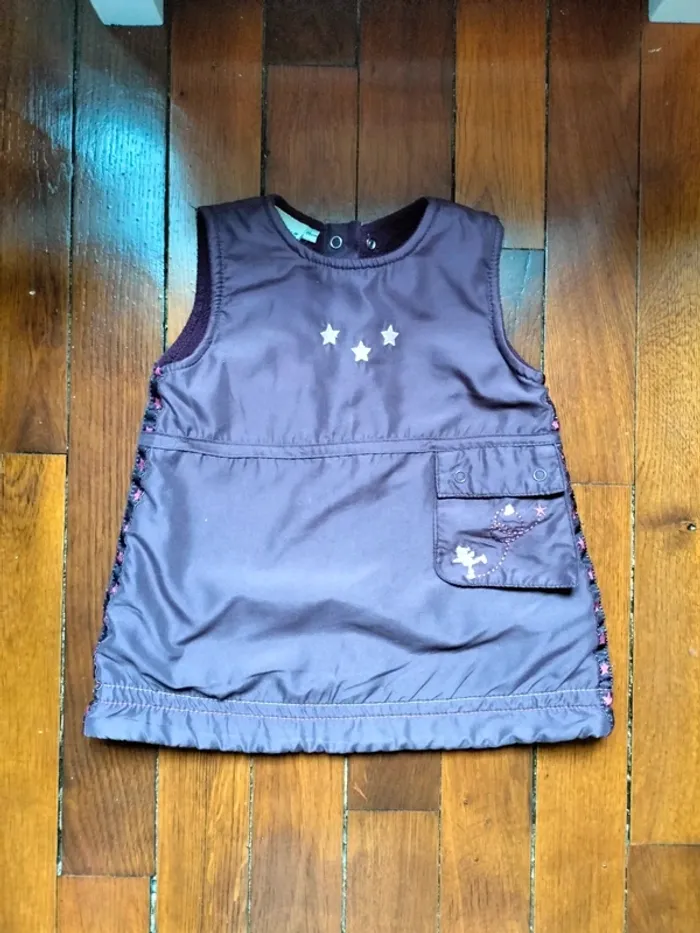 Robe d'hiver prune