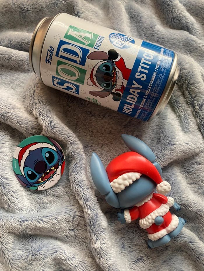 Figurine pop soda stitch holiday noel funko - photo numéro 2