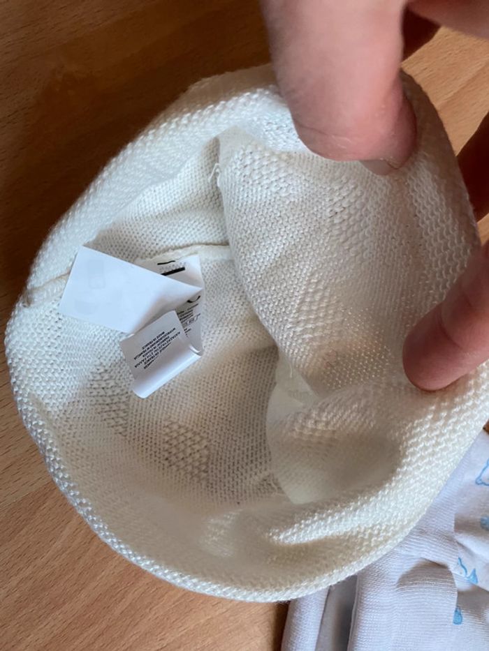 Lot de 3 bonnets bébé 3-6 mois garçon TBE - photo numéro 6