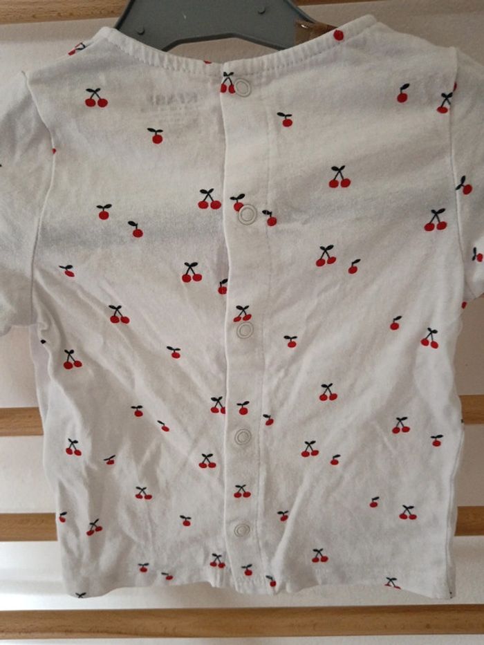 T-shirt manche longue kiabi cerise - photo numéro 4