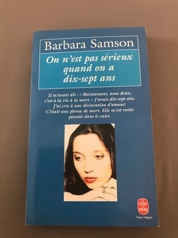 Livre On est pas sérieux quand on a 17 ans