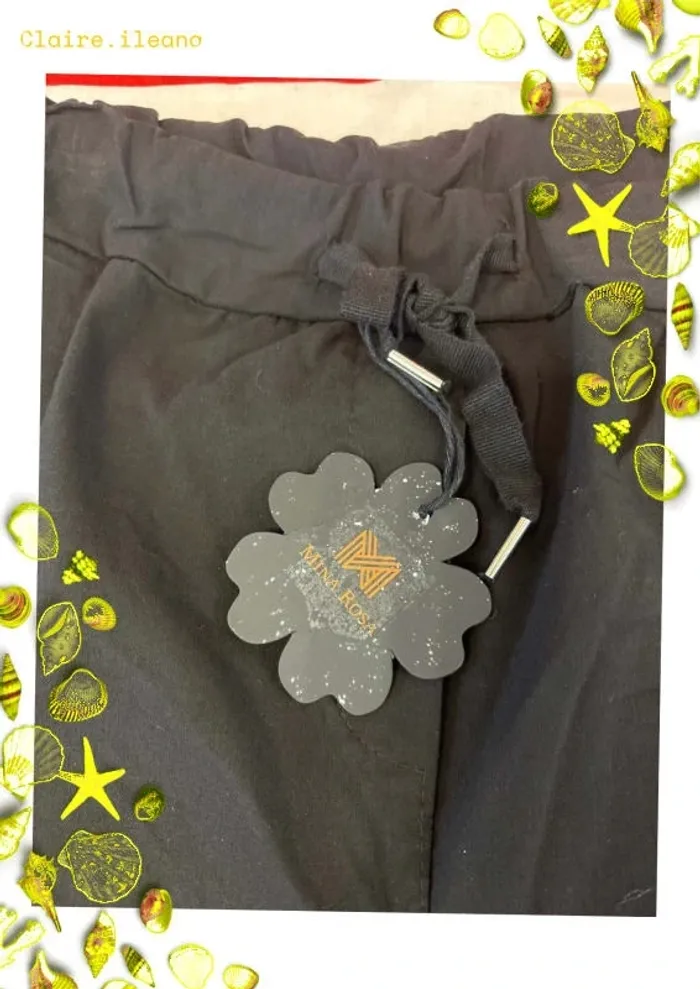 🛑 pantalon fluide noir 🛑 3XL - photo numéro 2
