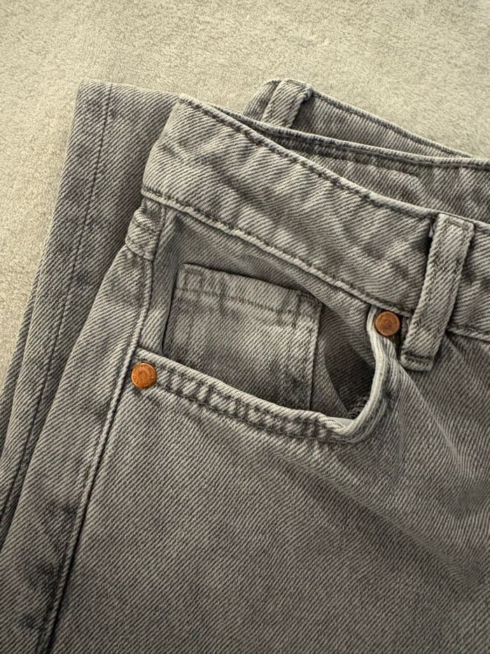 jeans wide leg gris - photo numéro 2