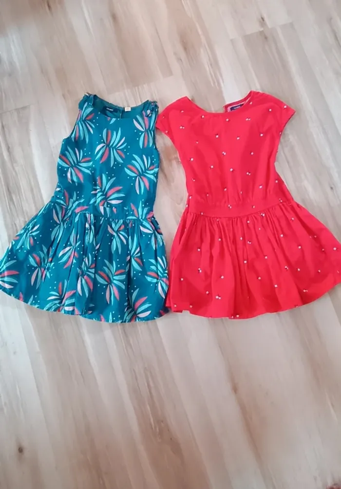 2 robes lot robe manche courte okaidi 6 ans paris