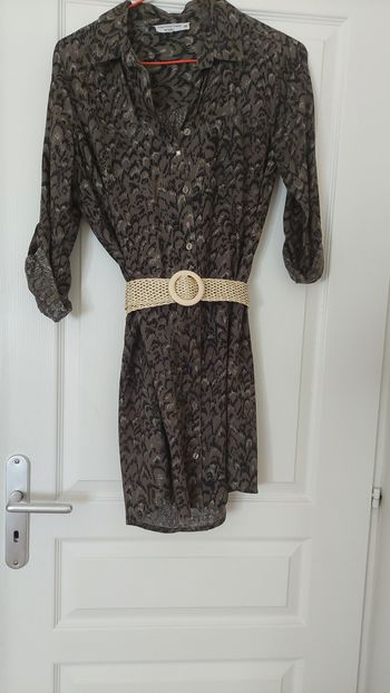 robe chemise kaki