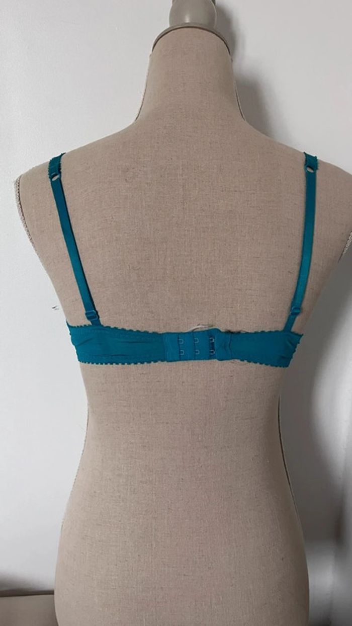 💕 soutien gorge bleu turquoise taille 85c - photo numéro 3