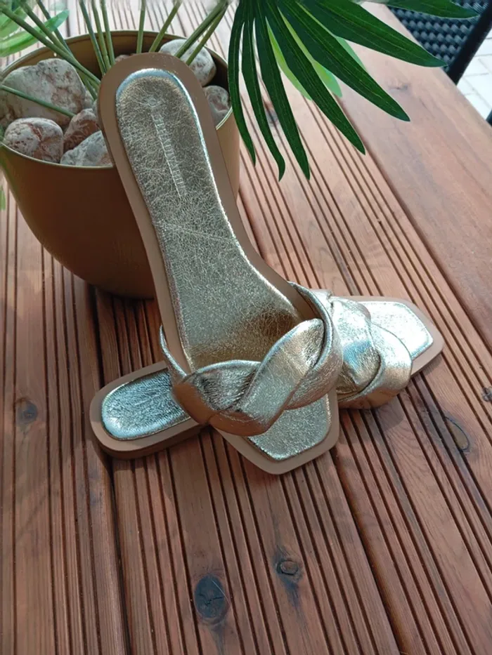 Mules dorées - photo numéro 8